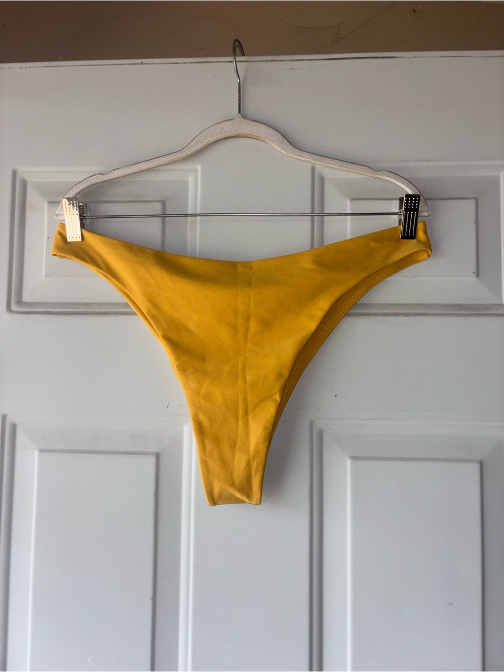LPA mustard yellow Brazilian bikini bottoms size XL